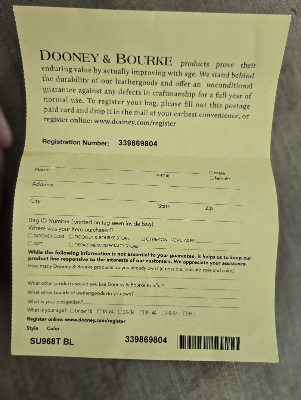 Dooney & Bourke Classic Black Leather Satchel - Picture 9 of 9